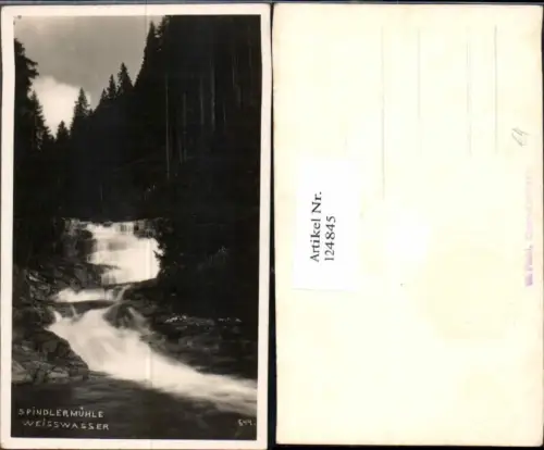 124845,Spindlermühle Spindleruv Mlyn Weisswasser 1935