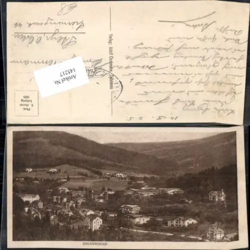 145217,Johannisbad 1915 Trautenau Böhmen