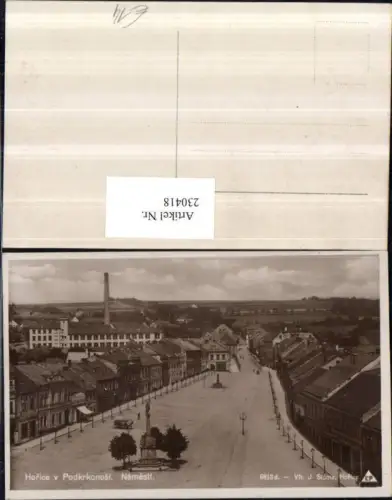 230418,Horice v Podkrkonosi Horschitz Namesti Straßenansicht