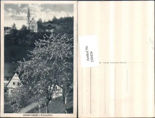 230426,Janske Lazne Johannisbad v Krkonosich Partie Kirche