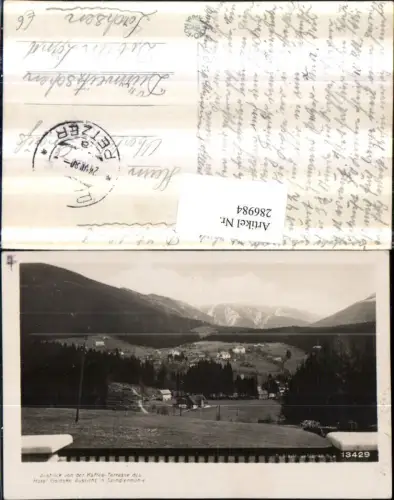 286984,Spindlermühle Spindleruv Mlyn Totale Blick von d. Kaffee-Terrasse d. Hotel Goldene Aussicht