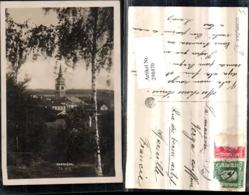 298470,Dobruska Gutenfeld Teilansicht Kirchenturm