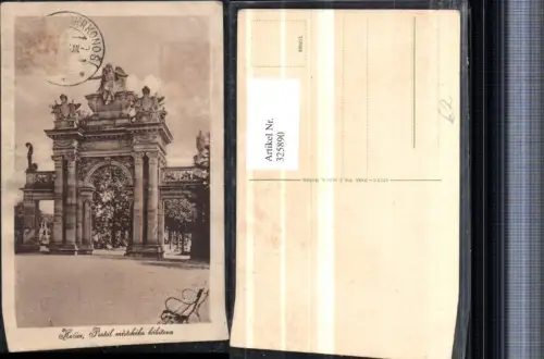 325890,Horice v Podkrkonosi Horschitz Portail mestskeho hrbitova Tor