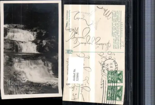 325895,Krkonose Riesengebirge Vodopady Bileho Labe Wasserfall b. Spindleruv Mlyn Spindlermühle