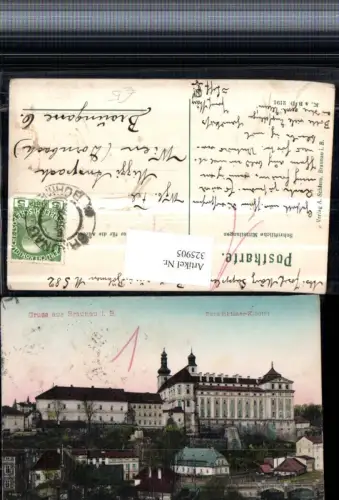 325905,Gruß aus Braunau in Böhmen Broumov Benediktiner-Kloster