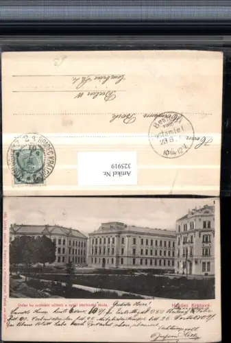 325919,Königgrätz Hradec Kralove Ustav ku vzdelani ucitelu a vyssi obchodni skola Schule Gebäude