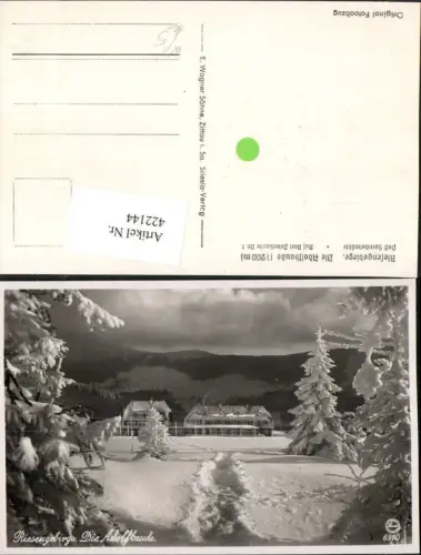 422144,Riesengebirge Adolfbaude b. Spindlermühle Spindleruv Mlyn Winterbild