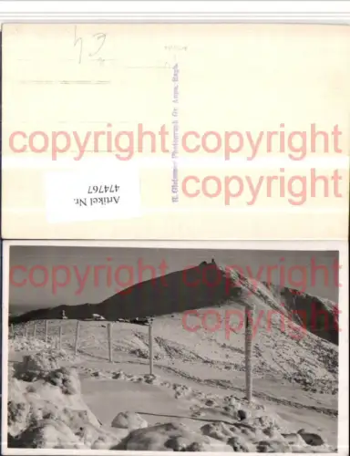 474767,Schneekoppe b. Pec pod Snezkou Petzer Winterbild
