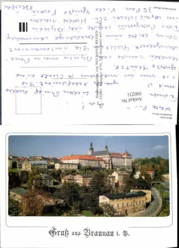 500231,Braunau Böhmen Broumov Teilansicht Benediktiner Kloster