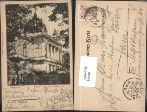 140684,Troppau Opava Kaiser Franz Josef Museum