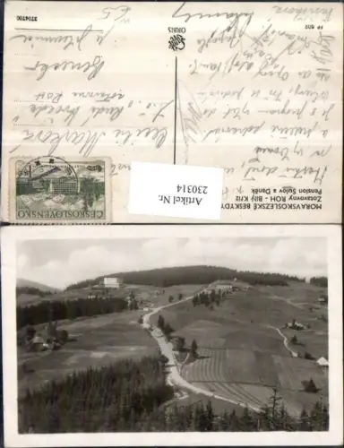 230314,Moravskoslezske Beskydy Mährisch-Schlesische Beskiden Zotavovny Roh Bily Kriz Ansicht