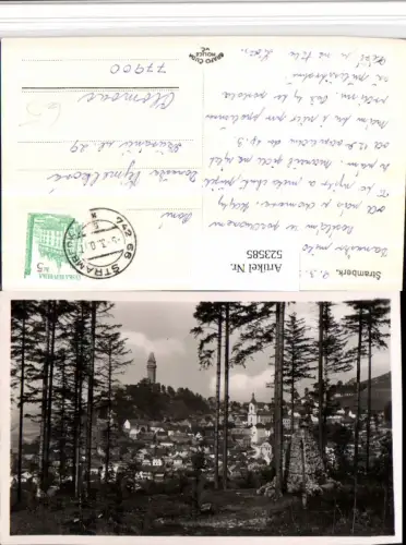 523585,Stramberk Stramberg Teilansicht m. Turm
