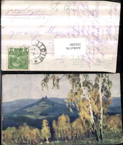 256280,Künstler AK Cesky Raj Paradies Landschaft Briken
