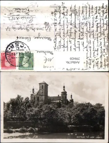 298420,Kostelec nad Cernymi lesy Zamek Schloss