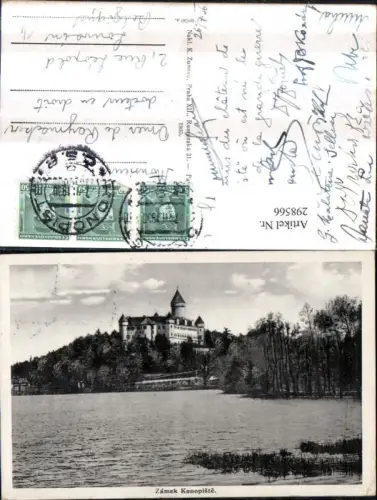298566,Zamek Konopiste Schloss b. Benesov Beneschau