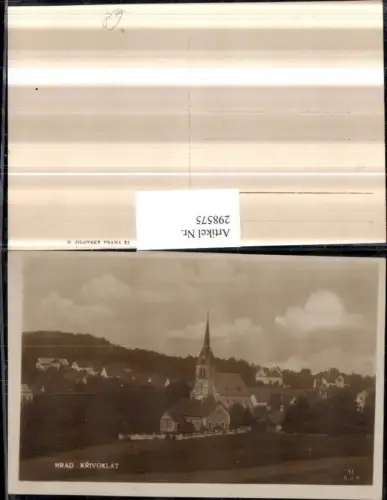298575,Hrad Krivoklat Pürglitz Teilansicht Kirche