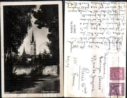 298579,Caslav Partie Blick zur Kirche