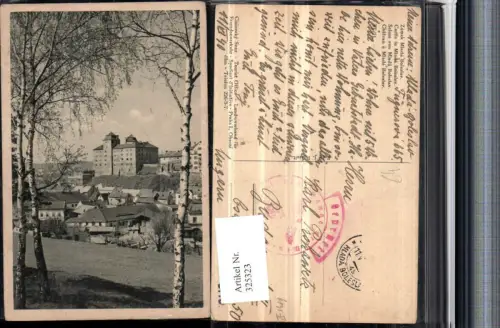 325323,Mlada Boleslav Jungbunzlau Teilansicht m. Zamek Schloss