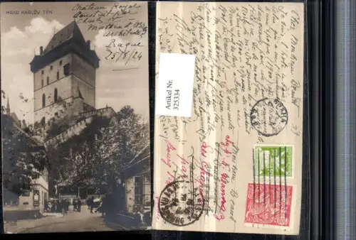 325334,Hrad Karluv Tyn Karlstejn Burg Karlstein