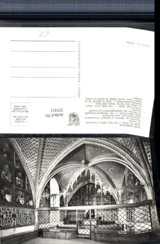 325431,Hrad Karlstejn Burg Karlstein Die Heiligenkreuzkapelle Kaple sv. Krize Innenansicht