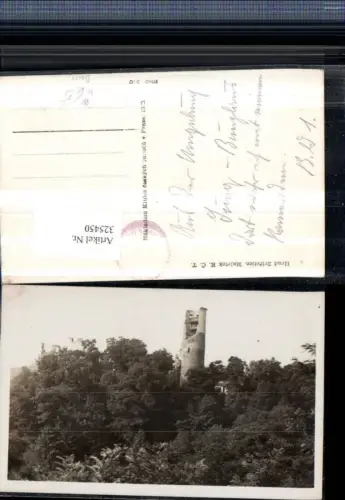 325450,Hrad Burg Zviretice b. Bakov Turm
