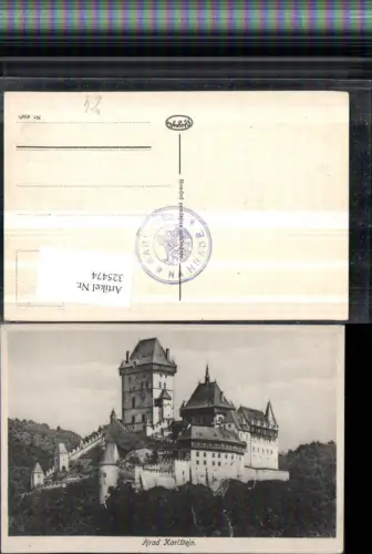 325474,Hrad Karlstejn Burg Karlstein