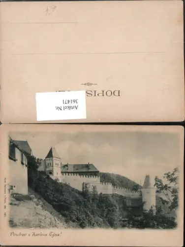361471,Hrad Karlstejn Karlstein Karlova Tyna Burg Zinnen Turm