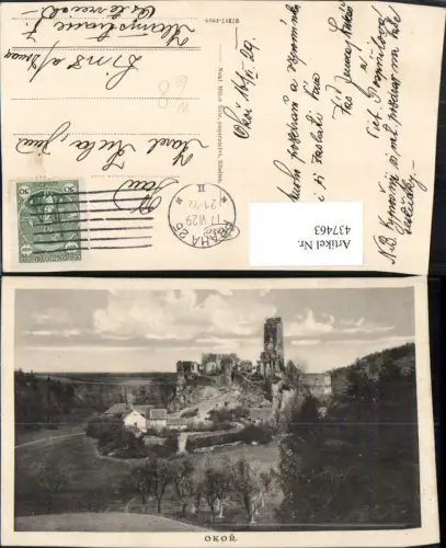 437463,Okor Hrad Burg Ruine