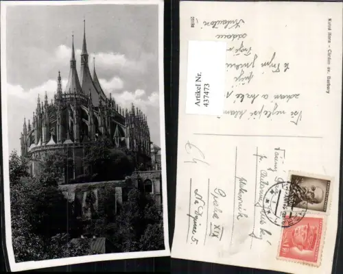 437473,Kutna Hora Kuttenberg Chram sv. Barbory Kirche