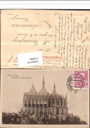 523808,Kutna Hora Kuttenberg Velechram sv. Panny Barbory Kirche