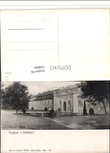 524064,Pozdrav z Dobrise Dobris Doberschisch Schloss