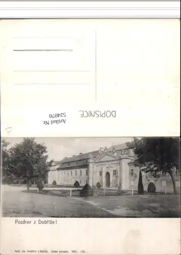 524070,Pozdrav z Dobrise Dobris Doberschisch Schloss