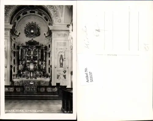 533137,Svata Hora Stribrny Altar Pribram