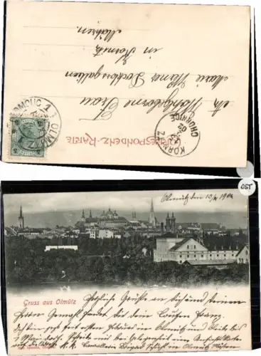 70637,Gruss aus Olmütz Olomouc 1900