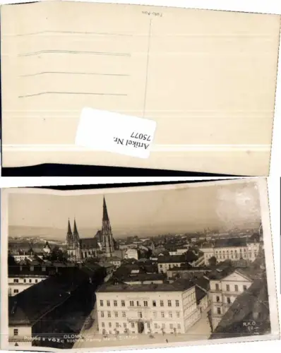75077,Olomouc Olmütz Teilansicht 1940