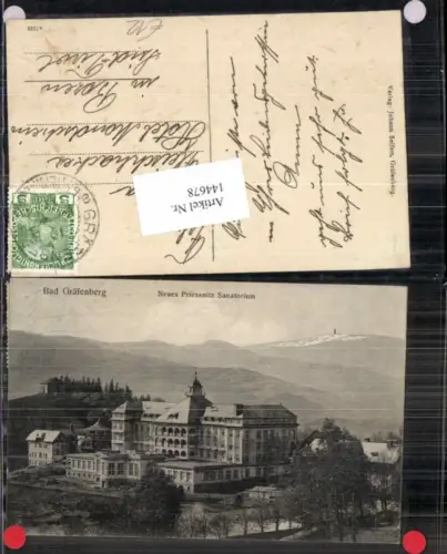 144678,Bad Gräfenberg Neues Priessnitz Sanatorium