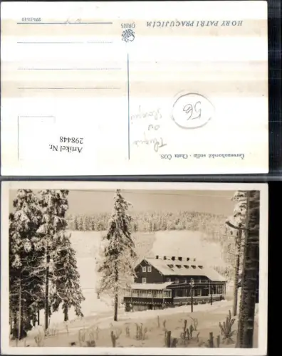 298448,Cervenohorske sedlo Chata Cos b. Bela pod Pradedem Haus Winterbild