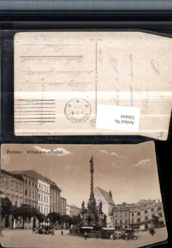 326044,Olmütz Olomouc Wilsonovo namesti Platz Säule Kirche
