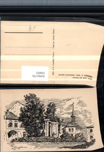 326052,Künstler AK Jiri Herman Prerau Prerov Fr. Bilek Blahoslavuv pomnik Denkmal