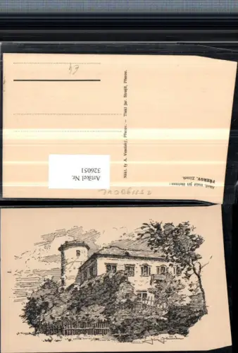 326051,Künstler AK Jiri Herman Prerau Prerov Zamek Schloss