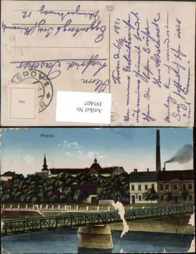 395407,Prerov Prerau Teilansicht Brücke