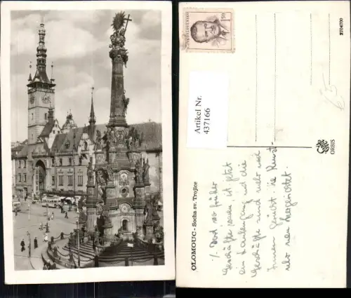437166,Olomouc Olmütz Socha sv. Trojice Rathaus Dreifaltigkeitssäule
