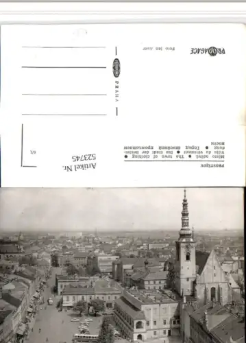 523745,Prostejov Proßnitz Mesto odevu Teilansicht Kirche