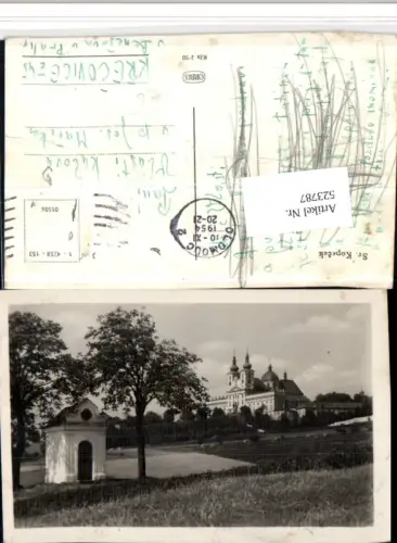523787,Olomouc Olmütz Svaty Kopecek Heiligenberg Kloster Kapelle