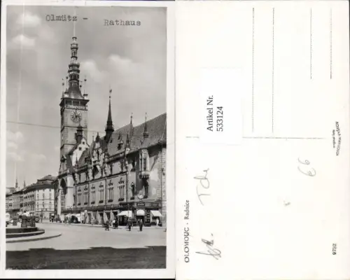 533124,Olomouc Olmütz radnice