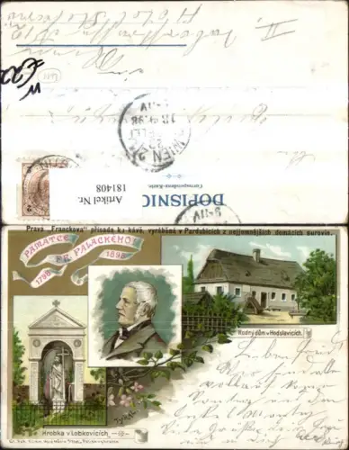 181408,Pardubice Litho Hotzendorf Prava Franckova prisada ku kave Rdnydum v Hodslavicich Kirche