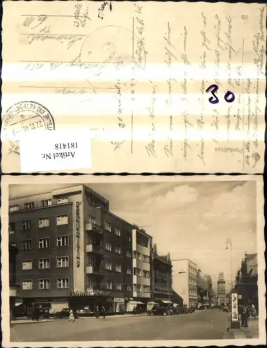 181418,Pardubice Foto Ak Strassenansicht Pardubice Sekuritas Feldpost