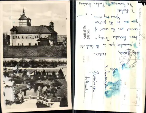 298063,Pardubice Pardubitz Tyrsovy sady Zamek Schloss