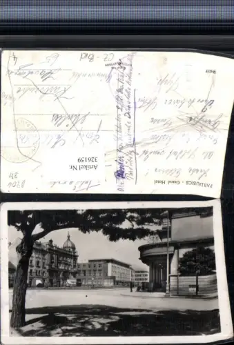 326159,Pardubice Pardubitz Grand Hotel Straßenansicht