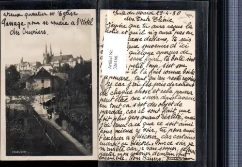 326166,Chrudim Teilansicht Kirche